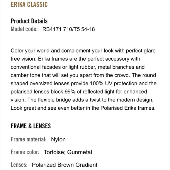 Erika Ray-Ban Sunglasses (Tortoise)